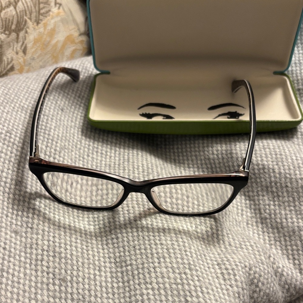 Kate Spade Black and Brown Glasses
